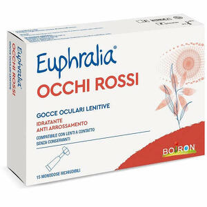 Boiron - Gocce oculari lenitive euphralia occhi rossi 15 flaconcini monodose 0,5 ml