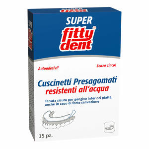 Fittydent - Comfort presagomato cuscinetti adesivi 15 pezzi