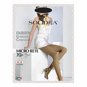 Solidea - Micro rete 70 sheer collant nero 1-s