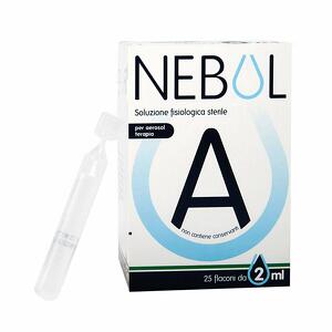 Nebul - Soluzione fisiologica 25 flaconcini monodose 2 ml