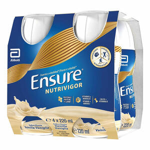 Ensure - Nutrivigor vaniglia 4 bottiglie da 220 ml