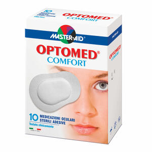 Master aid - Garza oculare medicata optomed super 10 pezzi