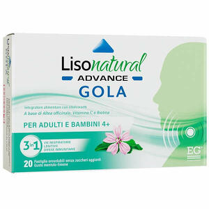 Lisonatural advance gola - 20 pastiglie