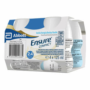 Ensure - Compact vaniglia 4 bottiglie da 125 ml