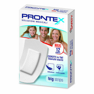 Prontex - Cerotto  big strips astuccio da 12 pezzi formato maxi