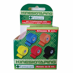 Farmacare - Kinesiotaping m 5 x 5 cm nero