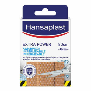 Hansaplast - Cerotto in striscia  extrapower 80cmx6cm 8 pezzi