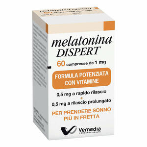 Melatonina dispert - 1mg di melatonina 60 compresse