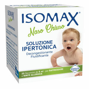 Isomax - Soluzione ipertonica  naso chiuso 20 flaconcini da 5 ml