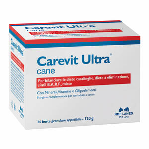 N.b.f. lanes - Carevit ultra cane 30 buste da 4 g