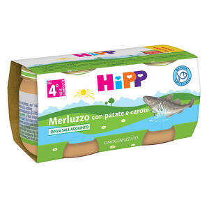 Hipp - Bio omogeneizzato merluzzo carote patate