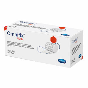 Omnifix - Nastro di fissaggio  elastic in tessuto non tessuto bianco m10x20cm