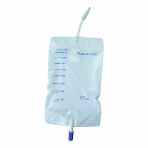 Teleflex medical - Sacca di drenaggio gamba per incontinenza standard in pvc con tubo di raccordo diritto 30cm rubinetto di scarico e valvoalvola antireflusso capienza 750ml 10 pezzi