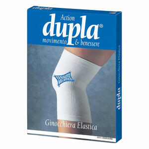 Dupla - Ginocchiera elastica  colore bianco misura extralarge