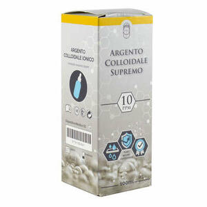 Punto salute e benessere di s. - Argento colloidale supremo 10ppm certificato con contagocce 100 ml