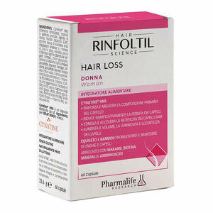 Pharmalife research - Rinfoltil hair loss donna 60 cps