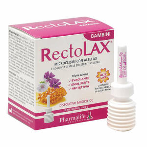 Pharmalife research - Rectolax bambini microclismi 6 pezzi da 5 g