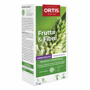 Ortis frutta & fibre - Frutta & fibre azione delicata 12 stick