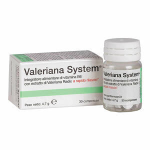 Sanifarma - Valeriana system 30 compresse