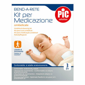 Pic bend-a-rete kit per medicazione ombelicale - Kit medicazione benda a rete ombelicale