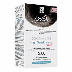 Bionike - Shine on high sensitivity plus castano scuro 3,00 rivelatore in crema 75 ml + crema colorante 50 ml