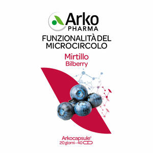 Arkofarm - Arkocapsule funzionalita' microcircolo mirtillo 40 capsule