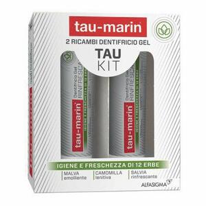 Taumarin - Tau marin dentifricio rinfrescante ricarica tau kit 2x20ml