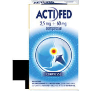 Actifed - ACTIFED*12CPR 2,5MG+60MG