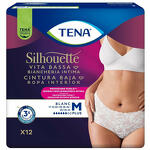 Tena Pannolone a mutandina assorbente  silhouette plus white medium 12 pezzi